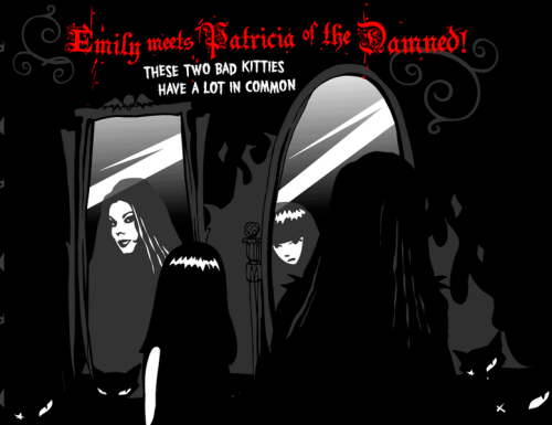 lol emily the strange interviewed patricia morrison when she was still in the damned and fuck she&am