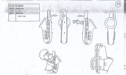 How to draw Lisa Simpson: character model sheets used during production of The Simpsons. (Plus two m