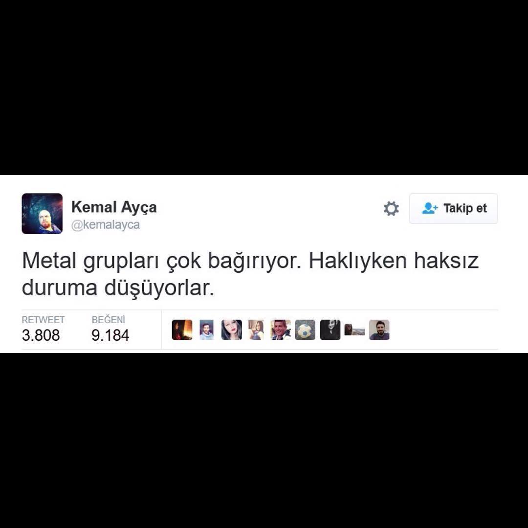 Metal grupları çok...