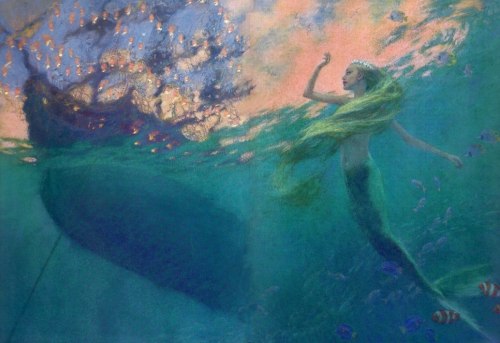 fleurderussie: Absolutely stunning illustrations for The Little Mermaidby Christian Birmin