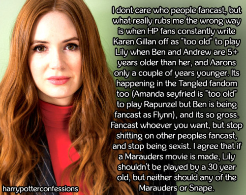 harrypotterconfessions: I dont care who people fancast, but what really rubs me the wrong way is whe