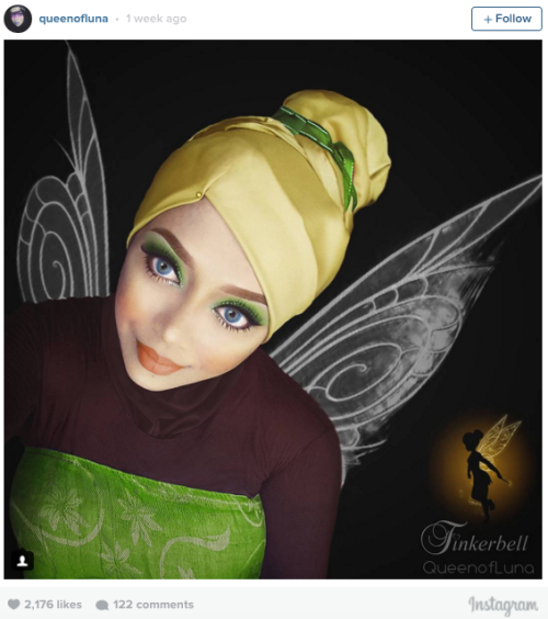 sizvideos: Malaysian makeup artist uses her hijab to turn herself into actual Disney princesses