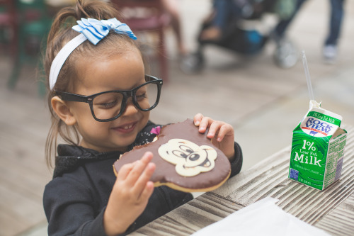 kidsraisingkids:Today. At Disneyland. My daughter reached Cookie Nirvana.