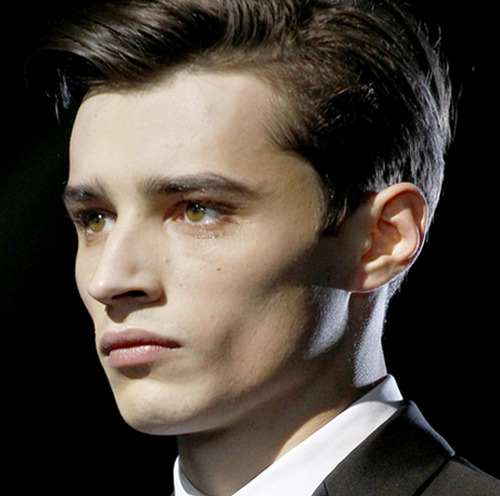 onlyadrien-deactivated20150615:  The charming prince Adrien Sahores walking for Dsquared in 2012. 