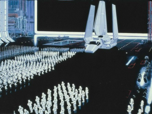 thevaultofretroscifi: This is how ‘star wars’ filmmakers created elaborate scenes before cgi.