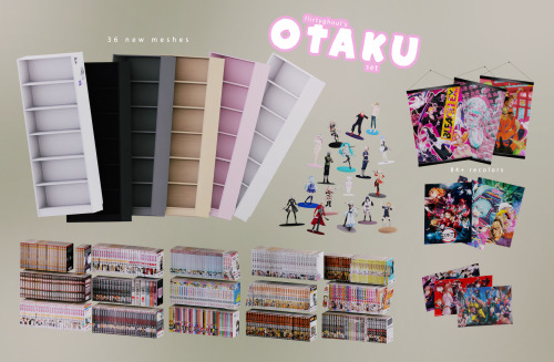 flirtyghoul: Otaku SetI’m on spring break! And that means I have time to release cc! This time