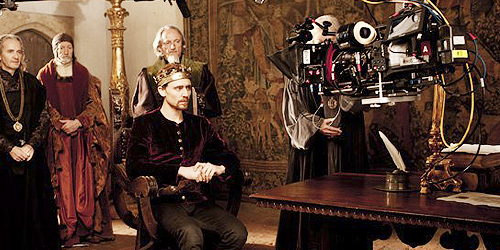 hiddleston-daily:  On set of The Hollow Crown