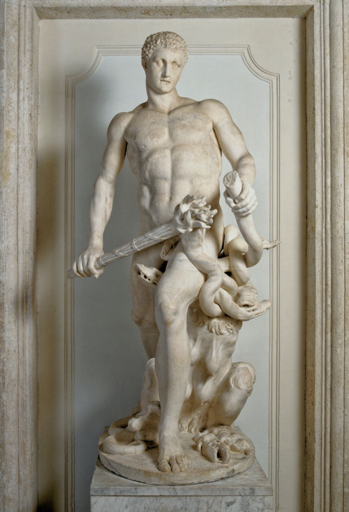 greekromangods: Hercules Roman; 2nd century AD, after an original of the early Hellenistic period Re