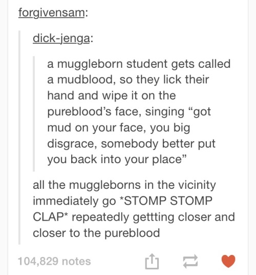 quentinscutie: hairy-legs-and-homestuck: Muggleborns at Hogwarts (1/?) I lost my shit at stomp stomp