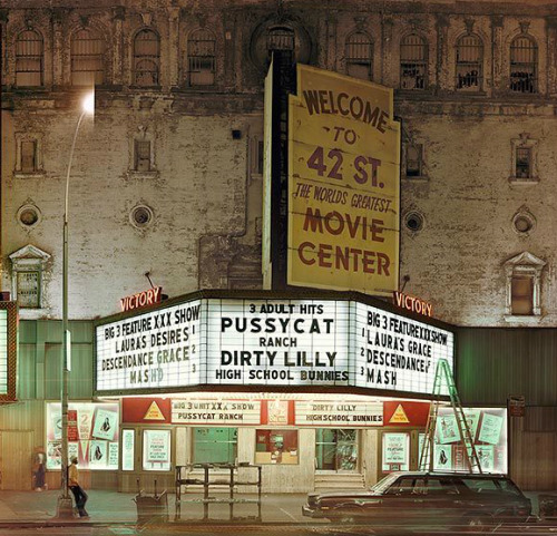timessquareblue:  Victory Theater, 209 West 42nd Street Photo by Langdon Clay  GRINDHOUSE