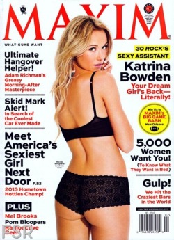 bultier:  Katrina Bowden pour Maxim 