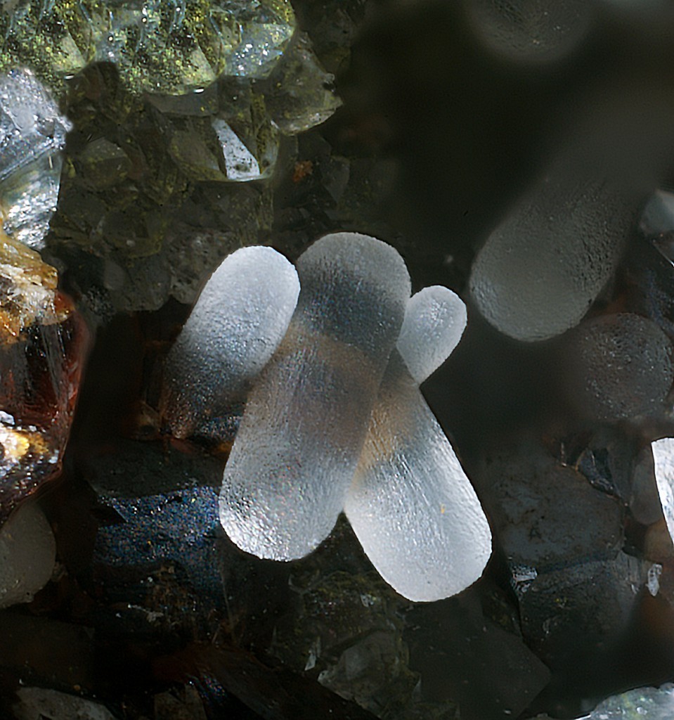 underthescopeminerals:  Smithsonite Locality:Monte Fronte Assay, Levico Terme, Valsugana,