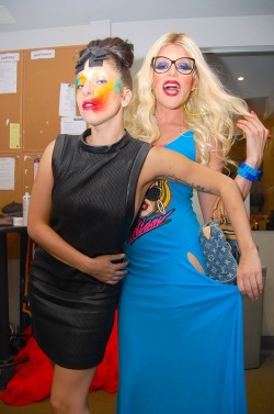 oversteepedtea:  Lady Gaga and Willam shot