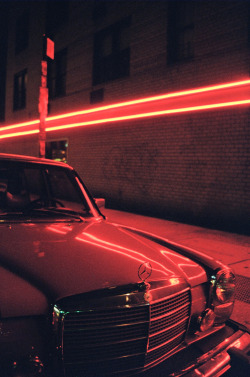 lvrstracy:  Red Light Mercedes Benz. Photo