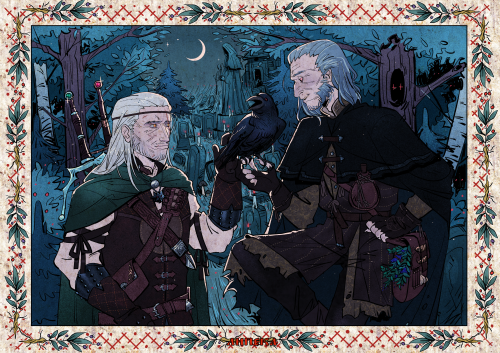 l1p3k4:Regis and Geralt for @arsfa !commissions are open