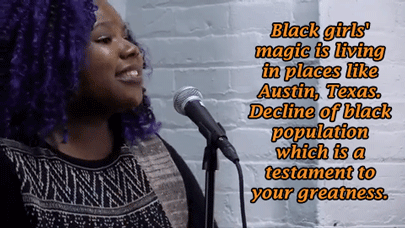 thingstolovefor:    Shasparay Lighteard - “Black Girl Magic”     Performing at