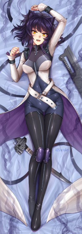 adsoutoart: Blake Belladonna, RWBY Vol 7 - Dakimakura the cat Faunus member of Team RWBY and one of 