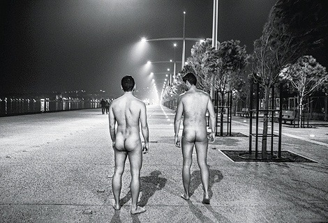 Naked in Nea Paralia of Thessaloniki photo By Konstantinos Rigos http://astikosgymnismos.blogspot.gr/?zx=4783ad2d5ff2284f