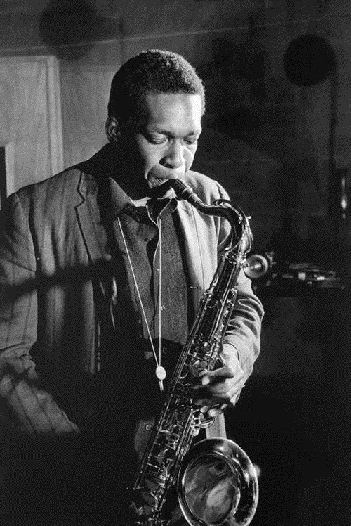  John Coltrane, Ballads Recording Session, New Jersey, 1963 by Jim Marshall  