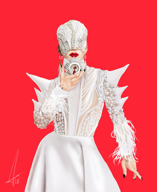 maneatingbunnies: OK I FINISHED ITI LOVED SASHA VELOUR IN DRAG RACE AND IM SO FUCKEN HAPPY SHE WON L