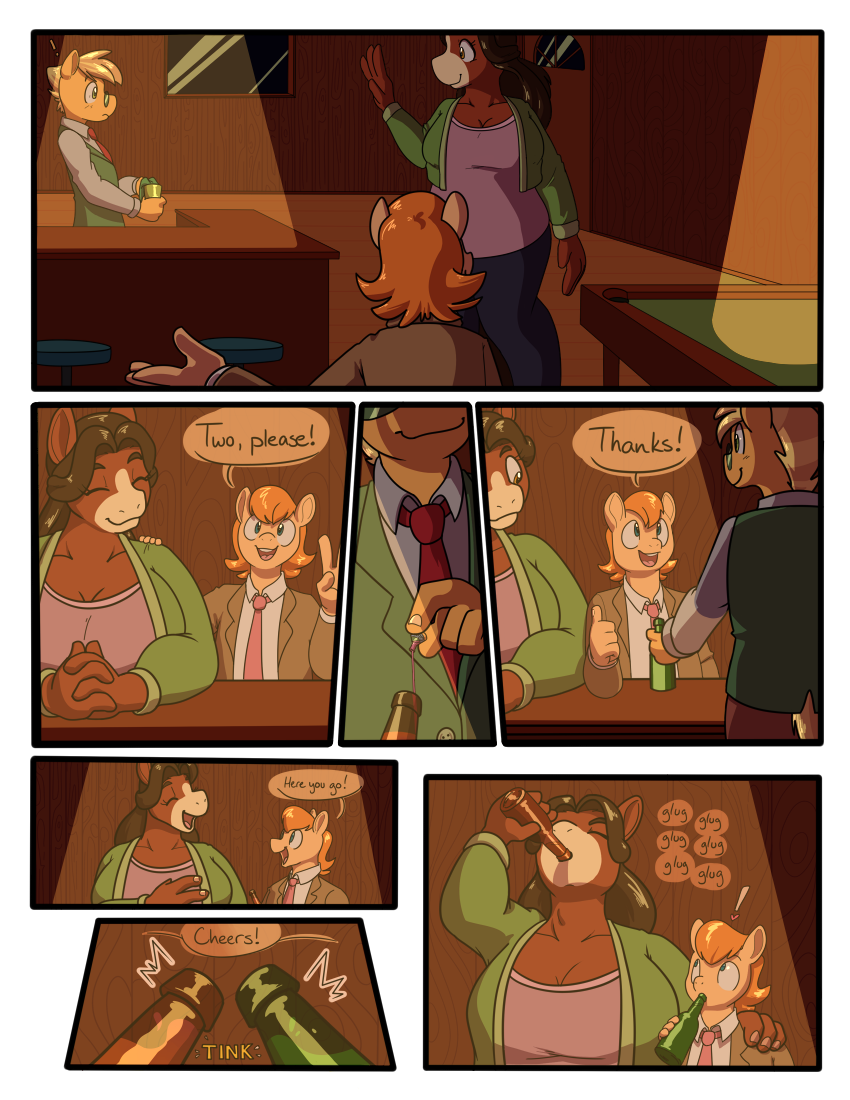 capracaboose: Full-color comic commissioned by @jsk244 ! Butter Nut and Tina are