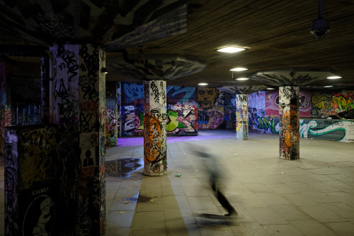 scavengedluxury:  Haunting the Undercroft. London Southbank, October 2015.  