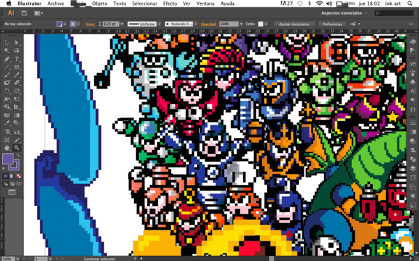 it8bit:  Mega Man XXV Anniversary Created by Capt. Mr. Ink