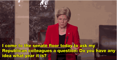 salon:  Watch Elizabeth Warren utterly destroy the Senate GOP   !!!!!