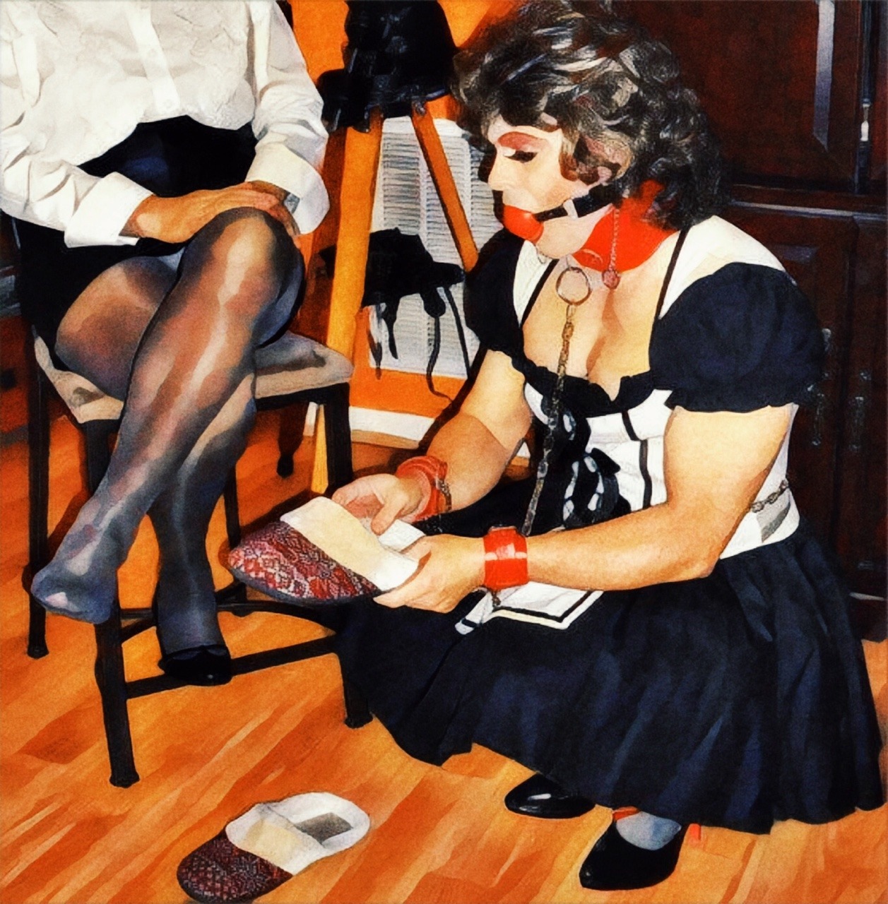Crossdressing Slave