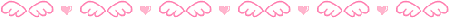 pink angel wings w/ hearts