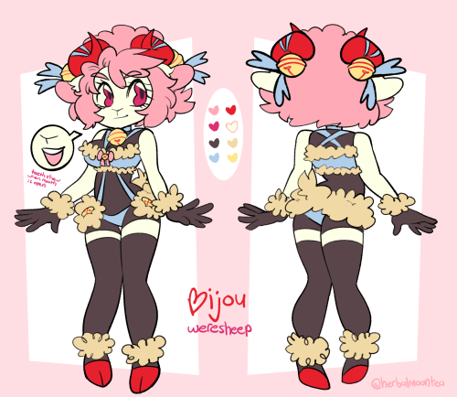 I know I already made a ref for Bijou this year, but I made her horns/hooves red to match her valent