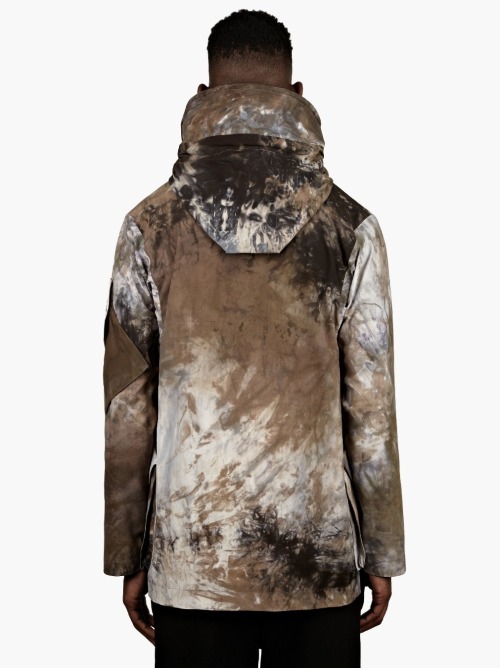 androphilia:Christopher Raeburn Grey Printed Smock Jacket @ oki-ni