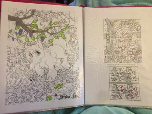 kittyssfwlittlespace:Made my own coloring book and I think Daddy got a little jealous of how cool it