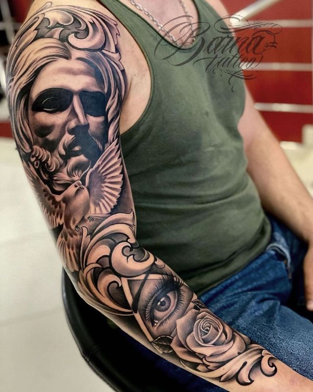 Bernini Jesus done today  Exclusive Tattoo by Rudy Serrano  Facebook