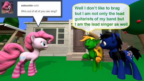 ask-the-out-buck-pony:Asked by @asksockieThe song is Bad Moon Rising by Creedence Clearwater Revival Linkx3