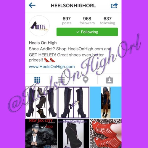 Don&rsquo;t forget to follow @heelsonhighorl !! &mdash;&mdash;&mdash;&mdash;&