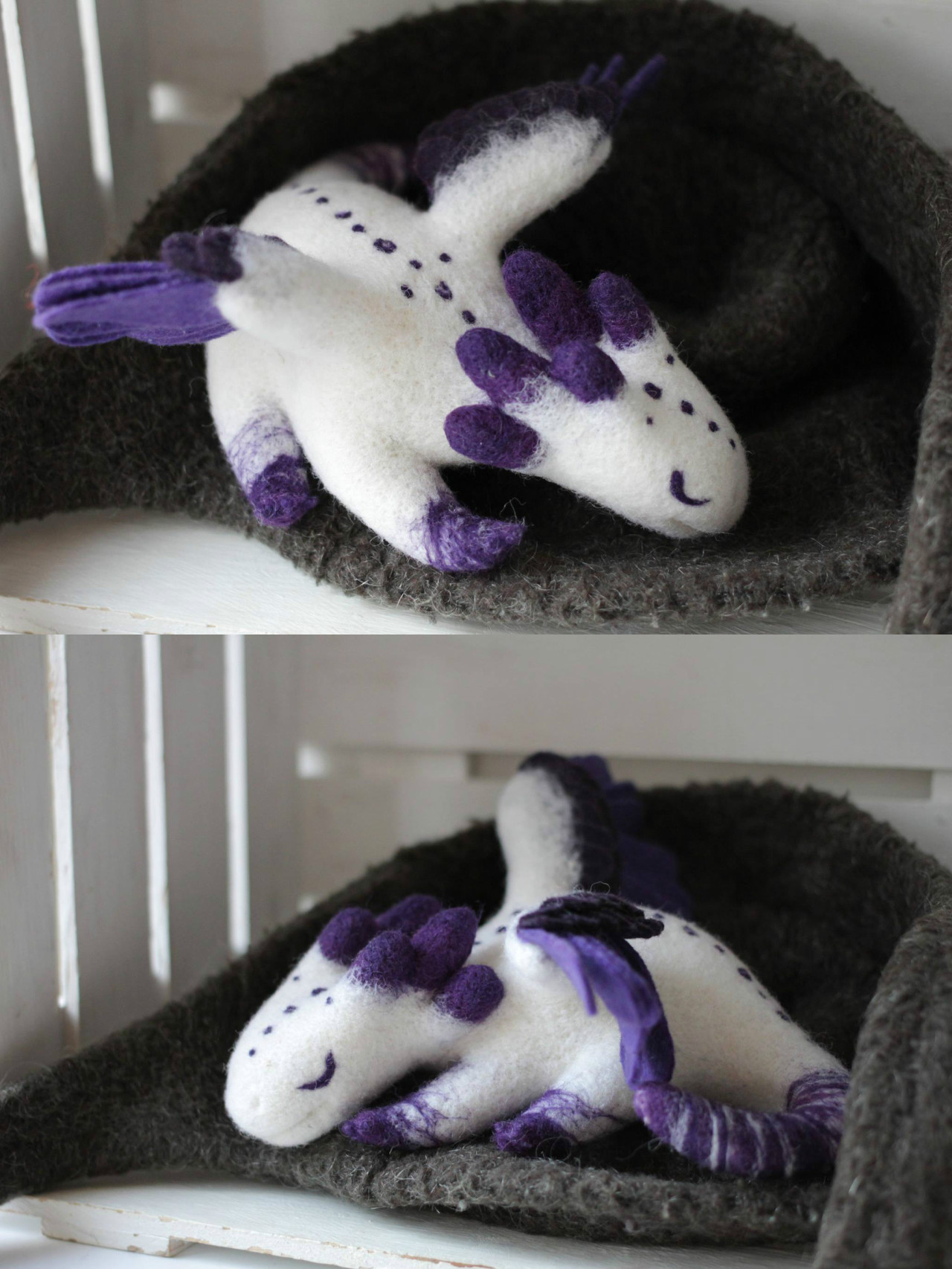 sosuperawesome: Felt Dragons by Alena Bobrova on Etsy See more dragons  So Super