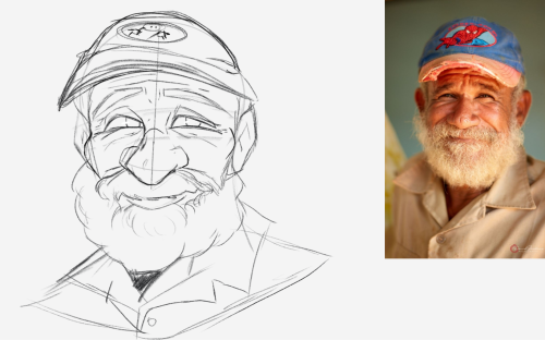 I Like Drawing Old People