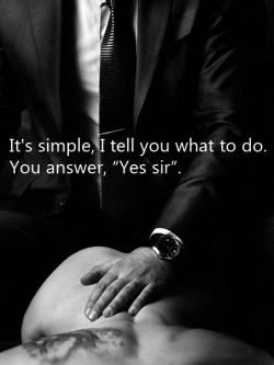 submissionisbliss:  alpharutxxx:It is not this simple straight away but if you make a trusted choice to submit, it becomes this simple. Obedience is essential