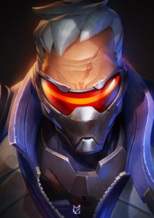 pyrothecatinflames:  Soldier 76 by MaxGrecke 