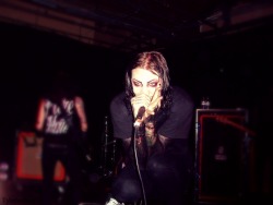 tylerhasbeen:  Chris Motionless of Motionless In White Warehouse Live (Studio room) Houston, Tx 12/13/2011