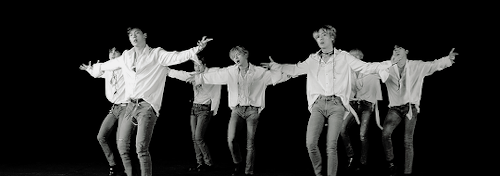 changhyuk:jealousy + ot7 b/w choreography