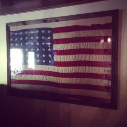 isaac33brown:  My grandfathers flag. Brought back from Vietnam finally had a second to build a frame worthy of it