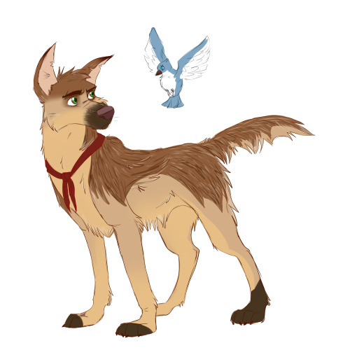 entrywound:ya can’t keep a good dog downi re-drew dog!booker because the coloring on him was waaay t