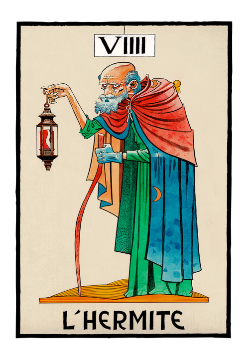 thisismrtito: Tarot (8-14) by Jamie Hewlett The Suggestionists  art exhibition