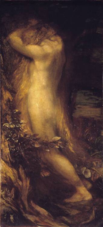 Eve Repentant by George Frederic Watts, 1865-1897.