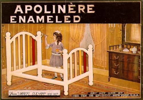 Apolinere Enamelled, 1916, Marcel DuchampMedium: gouache,pencil,readymade