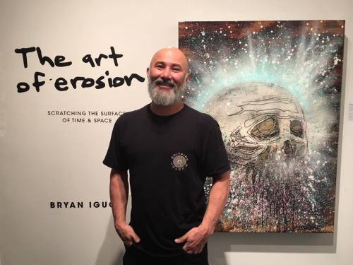 vanssnow: Last night ruled! @bryaniguchi’s first solo art exhibit, The Art of Erosion, is a wrap. Or