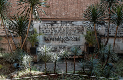 Former gravesite of Jan Pieterszoon Coen at Museum Wayang, Kota Tua, Jakarta.