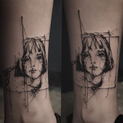 snowblood666:  best-tattoos:  🔫 . . . Tattoo shared by tattooer_nadi  Because Mathilda